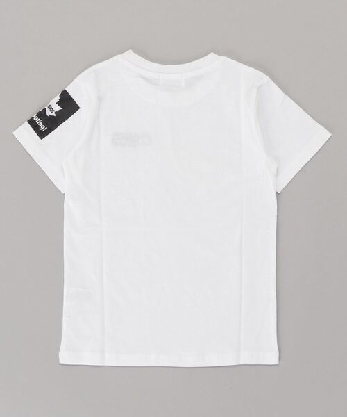 LOGOS（ロゴス）の「【30】〔ＬＯＧＯＳ/ロゴス〕天竺ロゴ刺繍Tシャツ 半袖（Tシャツ/カットソー・キッズ・ブラック/ネイビー/ホワイト・130/150/160/140）」の14枚目の写真