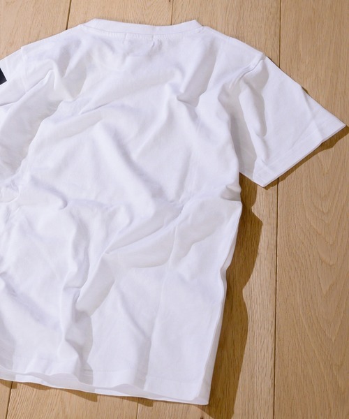 LOGOS（ロゴス）の「【30】〔ＬＯＧＯＳ/ロゴス〕天竺ロゴ刺繍Tシャツ 半袖（Tシャツ/カットソー・キッズ・ブラック/ネイビー/ホワイト・130/150/160/140）」の13枚目の写真