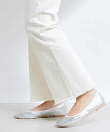 DouDou | スクエアトゥフラットシューズ(バレエシューズ)