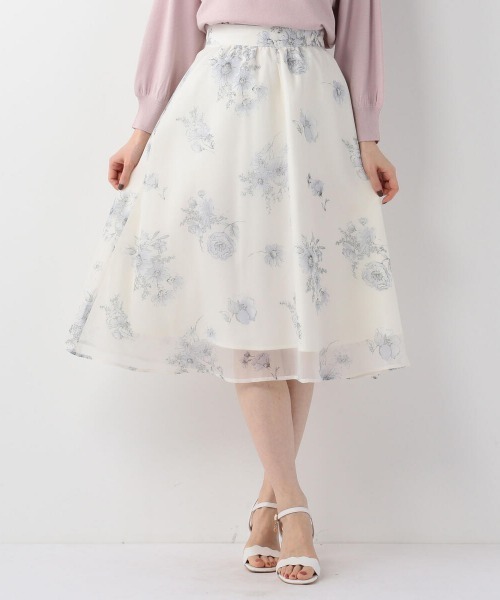 セール Masch ミッシュマッシュ のファッション Misch スカート エアリー花柄スカート スカート Misch