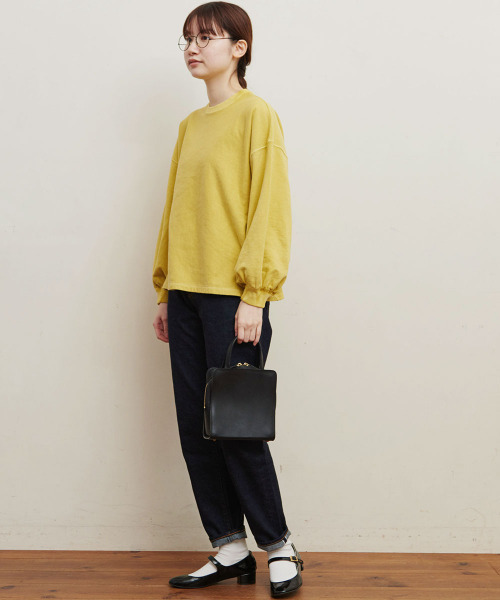 fig Ｌondon（フィグロンドン）の「ミニ裏毛　pigment bio　PO（スウェット・レディース・アイボリー/ブルー/イエロー/ピンク・FREE）」の9枚目の写真