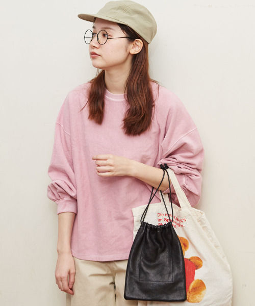 fig Ｌondon（フィグロンドン）の「ミニ裏毛　pigment bio　PO（スウェット・レディース・アイボリー/ブルー/イエロー/ピンク・FREE）」の22枚目の写真