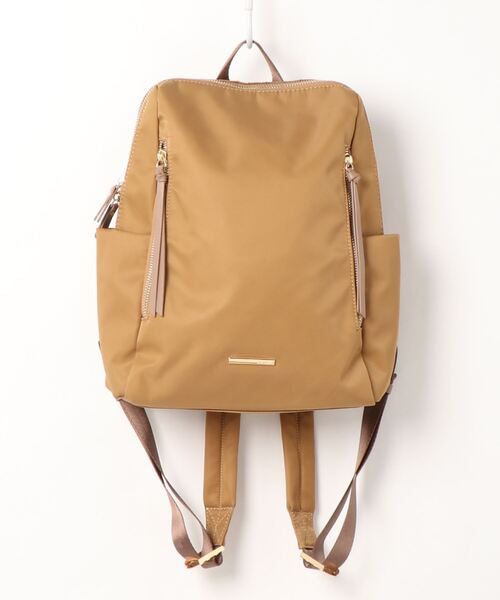 SAC(サック)の「Wファスナーポケットリュックバッグ SAC unit(バックパック/リュック・レディース・ネイビー/ブラック/ベージュ/グレー・FREE)」の9枚目の写真