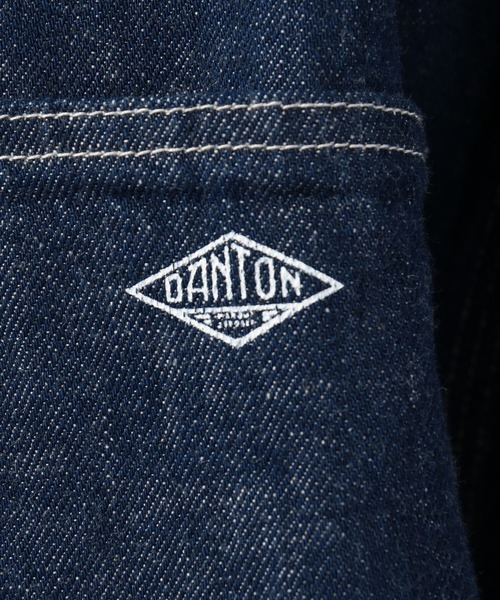 DANTON ダークデニム カバーオール DANTON（ダントン）の「:【DANTON/ダントン】 カツラギ/デニム