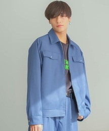 SIDEWAY STANCE | 【SIDEWAY STANCE】スタプレ ZIP ブルゾン ワークジャケット セットアップ対応(ブルゾン)