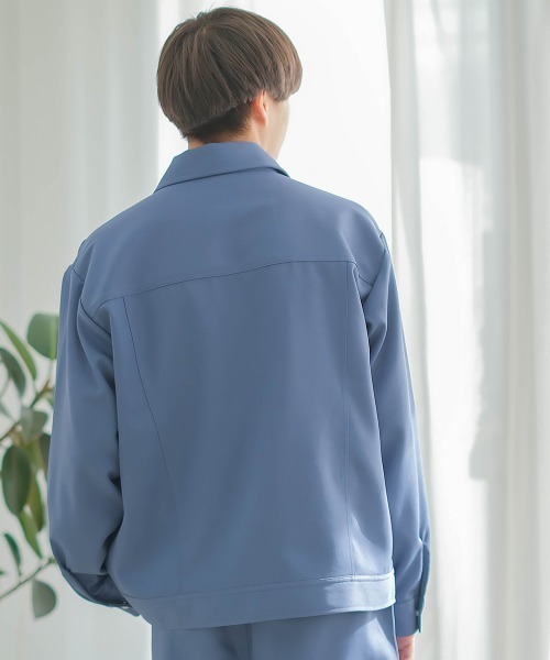 SIDEWAY STANCE(サイドウェイスタンス)の「【SIDEWAY STANCE】スタプレ ZIP ブルゾン ワークジャケット セットアップ対応(ブルゾン・メンズ・グレイッシュベージュ/ブラウン/ブルーグレー/ブラック・LARGE/X-LARGE/MEDIUM)」の10枚目の写真