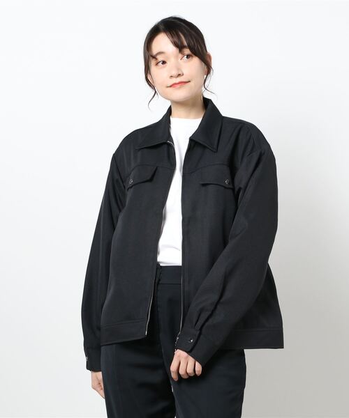 SIDEWAY STANCE(サイドウェイスタンス)の「【SIDEWAY STANCE】スタプレ ZIP ブルゾン ワークジャケット セットアップ対応(ブルゾン・メンズ・グレイッシュベージュ/ブラウン/ブルーグレー/ブラック・LARGE/X-LARGE/MEDIUM)」の20枚目の写真