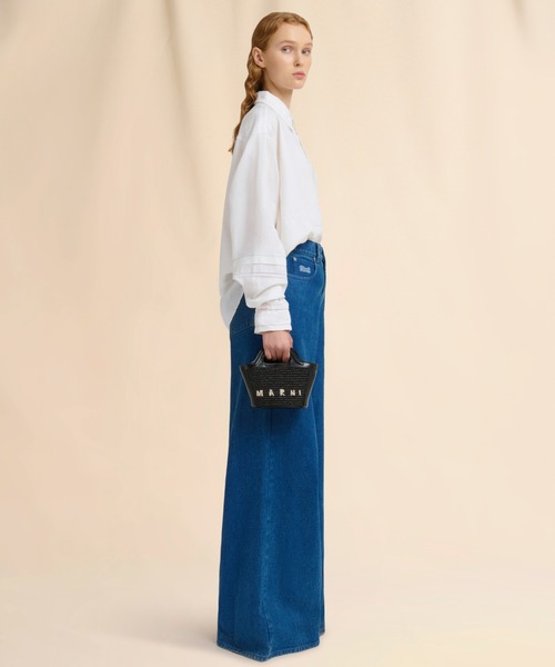 MARNI（マルニ）の「TROPICALIA MICRO BAG/ トロピカリア マイクロバッグ（ショルダーバッグ・レディース・ベージュ/ホワイト系その他/ブラック系その他/グリーン系その他/イエロー系その他/ブラック/ライム/ピンク/ブルー/ライラック/オレンジ/ライトピンク/ホワイト系・ONE SIZE）」の15枚目の写真