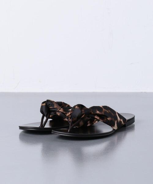 manipuri（マニプリ）の「＜manipuri（マニプリ）＞POLY プリント トング サンダル◆（サンダル・レディース・ブラウン/ブラック・37/38/36/35）」の4枚目の写真