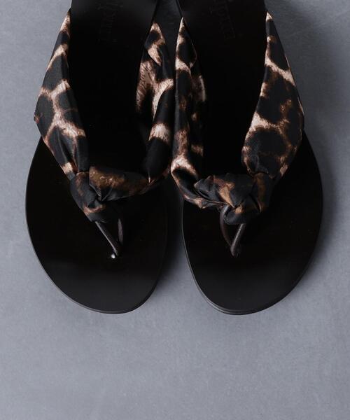 manipuri（マニプリ）の「＜manipuri（マニプリ）＞POLY プリント トング サンダル◆（サンダル・レディース・ブラウン/ブラック・37/38/36/35）」の7枚目の写真