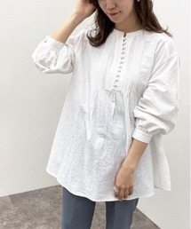 ピンタックチュニックブラウス【ZOZOTOWN限定アイテム】