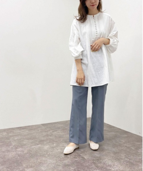 ピンタックチュニックブラウス【ZOZOTOWN限定アイテム】（シャツ