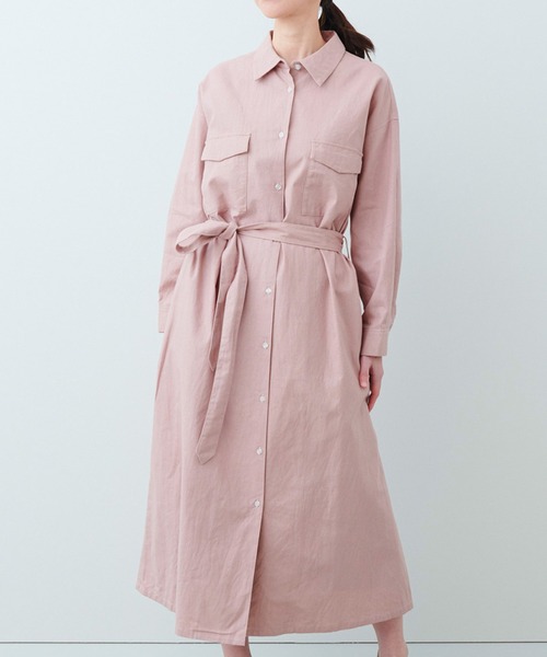 ｉｅｄｉｔ コットンリネンで仕立てた 朝のガーデンワンピース ワンピース Iedit イディット のファッション通販 Zozotown