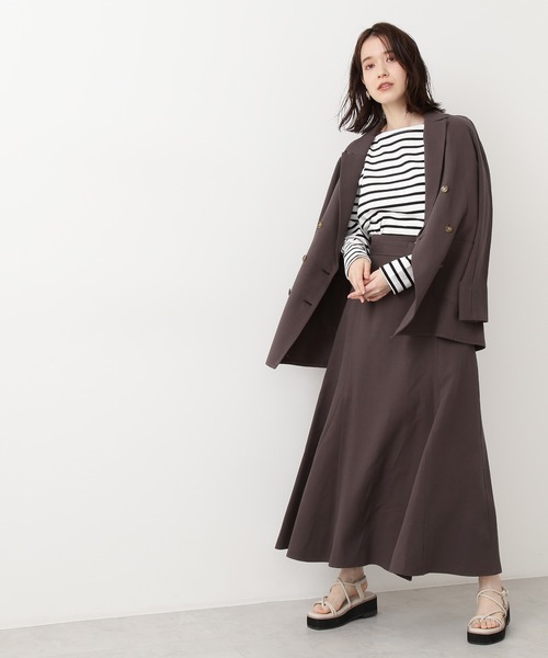 N.（N. Natural Beauty Basic）（エヌエヌナチュラルビューティーベーシック）の「【S Size Line】麻混セットアップ　スカート（スカート・レディース・ホワイト/グレー/レッド・MEDIUM/SMALL）」の11枚目の写真