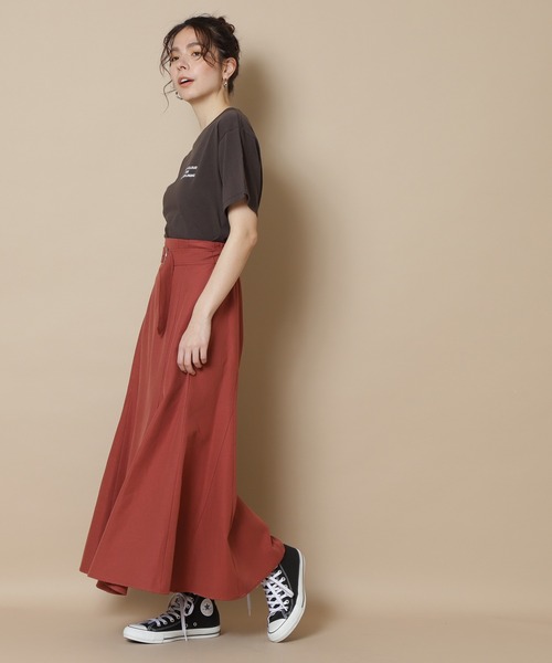 N.（N. Natural Beauty Basic）（エヌエヌナチュラルビューティーベーシック）の「【S Size Line】麻混セットアップ　スカート（スカート・レディース・ホワイト/グレー/レッド・MEDIUM/SMALL）」の15枚目の写真