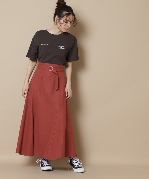 N.（N. Natural Beauty Basic）（エヌエヌナチュラルビューティーベーシック）の「【S Size Line】麻混セットアップ　スカート（スカート・レディース・ホワイト/グレー/レッド・MEDIUM/SMALL）」の16枚目の写真