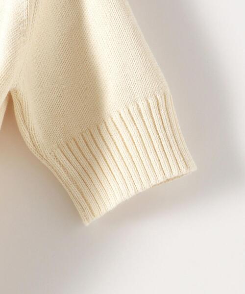 Steven Alan(スティーブンアラン)の「<Antonello Tedde>LAORE SHORT SLEEVE KNIT/ニット Ψ(ニット/セーター・レディース・オフホワイト・SMALL)」の4枚目の写真