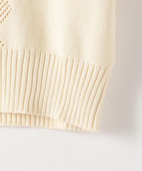Steven Alan(スティーブンアラン)の「<Antonello Tedde>LAORE SHORT SLEEVE KNIT/ニット Ψ(ニット/セーター・レディース・オフホワイト・SMALL)」の5枚目の写真
