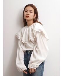 Ungrid | コットンフリルブラウス(シャツ/ブラウス)