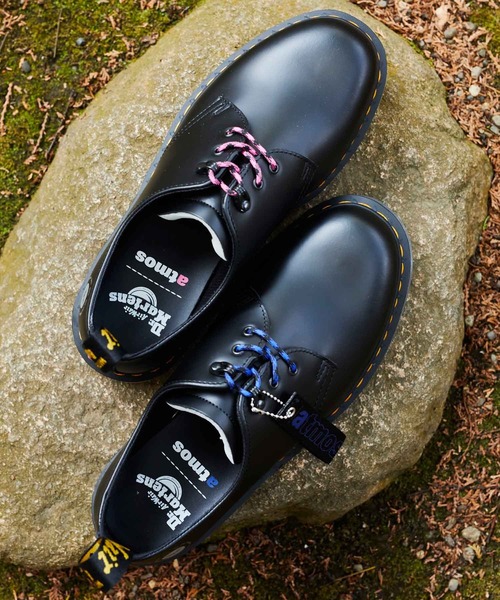 Dr. Martens（ドクターマーチン）の「Dr.Martens 1461 ATMOS BLACK SMOOTH / ドクターマーチン 1461 アトモス ブラックスムース 【SP】（ドレスシューズ・レディース・ブラック・4/6/3/5）」の6枚目の写真