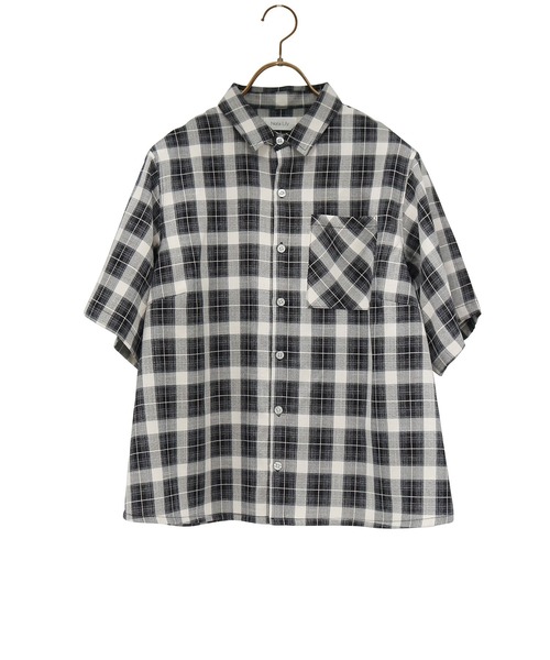 Nora Lily（ノラリリー）の「【Nora Lily】ドロップショルダー S/S シャツ（シャツ/ブラウス・レディース・ホワイト/ブラック/その他1・FREE）」の19枚目の写真