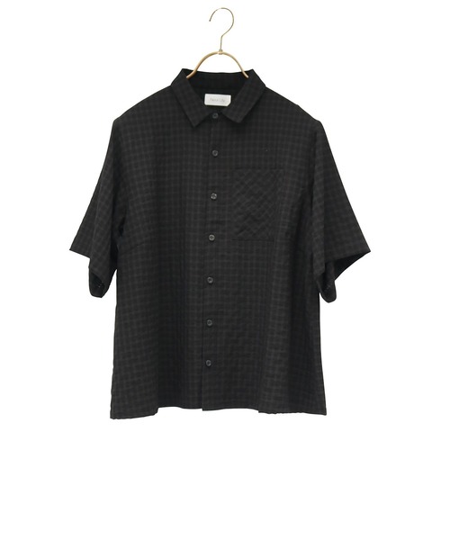 Nora Lily（ノラリリー）の「【Nora Lily】ドロップショルダー S/S シャツ（シャツ/ブラウス・レディース・ホワイト/ブラック/その他1・FREE）」の5枚目の写真