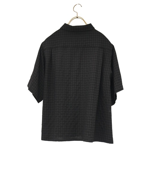 Nora Lily（ノラリリー）の「【Nora Lily】ドロップショルダー S/S シャツ（シャツ/ブラウス・レディース・ホワイト/ブラック/その他1・FREE）」の16枚目の写真