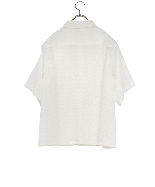 Nora Lily（ノラリリー）の「【Nora Lily】ドロップショルダー S/S シャツ（シャツ/ブラウス・レディース・ホワイト/ブラック/その他1・FREE）」の22枚目の写真