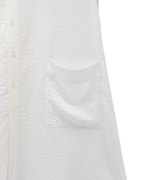 Nora Lily（ノラリリー）の「【Nora Lily】ドロップショルダー S/S シャツ（シャツ/ブラウス・レディース・ホワイト/ブラック/その他1・FREE）」の17枚目の写真