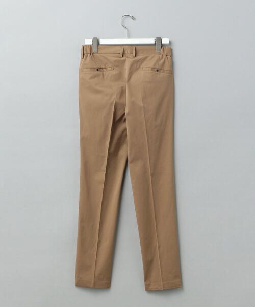 WORK TRIP OUTFITS GREEN LABEL RELAXING（ワークトリップアウトフィッツグリーンレーベル リラクシング）の「OLT＜機能/洗濯機洗い可・吸水速乾・ストレッチ＞WTO 鹿の子調 トリコット ピンタック イージーパンツ（スラックス・メンズ・ベージュ/ブラック・L/84/S/76/M/80/XL/88）」の3枚目の写真