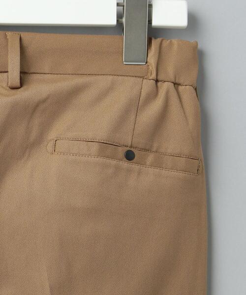 WORK TRIP OUTFITS GREEN LABEL RELAXING（ワークトリップアウトフィッツグリーンレーベル リラクシング）の「OLT＜機能/洗濯機洗い可・吸水速乾・ストレッチ＞WTO 鹿の子調 トリコット ピンタック イージーパンツ（スラックス・メンズ・ベージュ/ブラック・L/84/S/76/M/80/XL/88）」の7枚目の写真