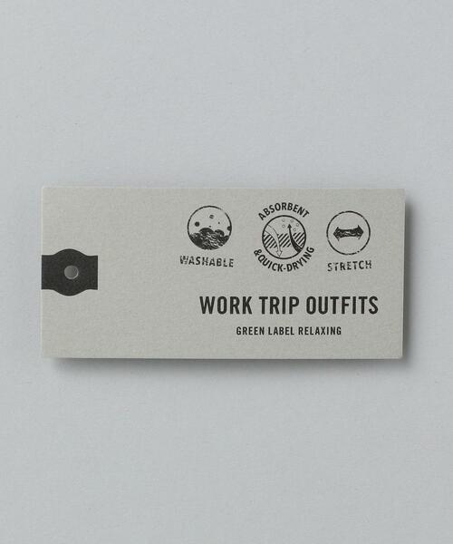 WORK TRIP OUTFITS GREEN LABEL RELAXING（ワークトリップアウトフィッツグリーンレーベル リラクシング）の「OLT＜機能/洗濯機洗い可・吸水速乾・ストレッチ＞WTO 鹿の子調 トリコット ピンタック イージーパンツ（スラックス・メンズ・ベージュ/ブラック・L/84/S/76/M/80/XL/88）」の12枚目の写真