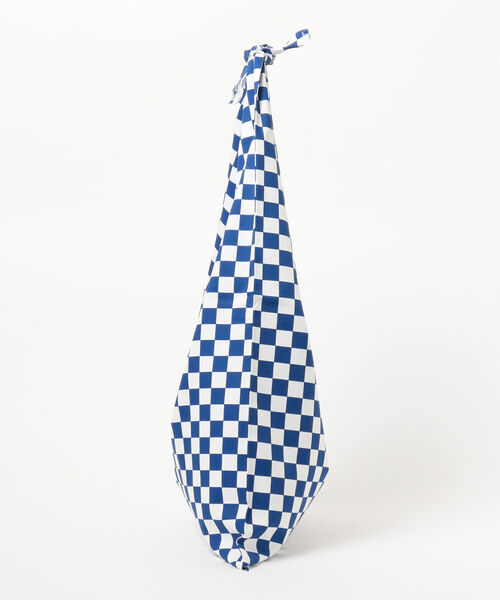 Ray BEAMS（レイビームス）の「Hollingworth country outfitters / チェッカー バッグ（トートバッグ・レディース・ブラック/ブルー・ONE SIZE）」の5枚目の写真