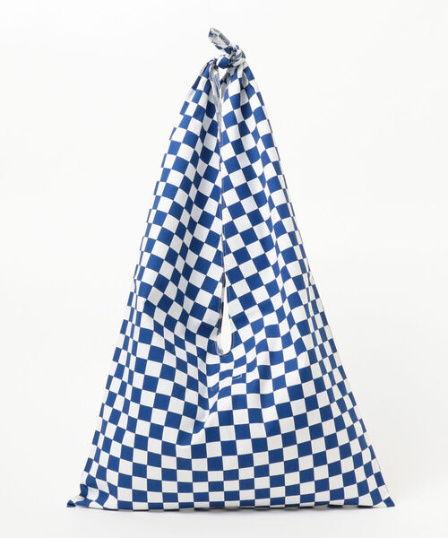 Ray BEAMS（レイビームス）の「Hollingworth country outfitters / チェッカー バッグ（トートバッグ・レディース・ブラック/ブルー・ONE SIZE）」の7枚目の写真