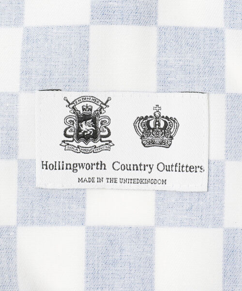 Ray BEAMS（レイビームス）の「Hollingworth country outfitters / チェッカー バッグ（トートバッグ・レディース・ブラック/ブルー・ONE SIZE）」の10枚目の写真