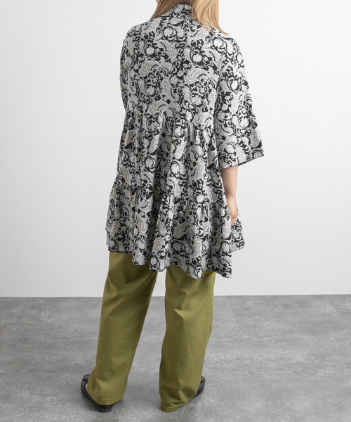 kutir（クティール）の「【セットアップ可能！】ピンタックイージーパンツ（スラックス・レディース・ブラック/レンガ/ブルーグリーン/ライトグリーン・MEDIUM/SMALL/LARGE）」の17枚目の写真