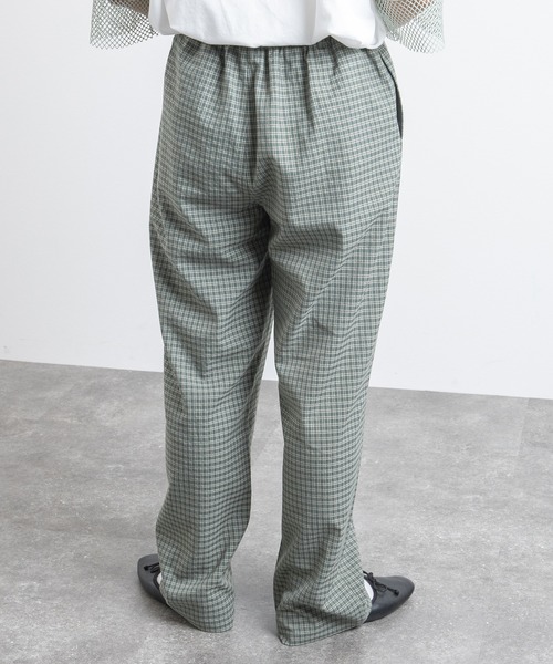 kutir（クティール）の「【セットアップ可能！】ピンタックイージーパンツ（スラックス・レディース・ブラック/レンガ/ブルーグリーン/ライトグリーン・MEDIUM/SMALL/LARGE）」の19枚目の写真