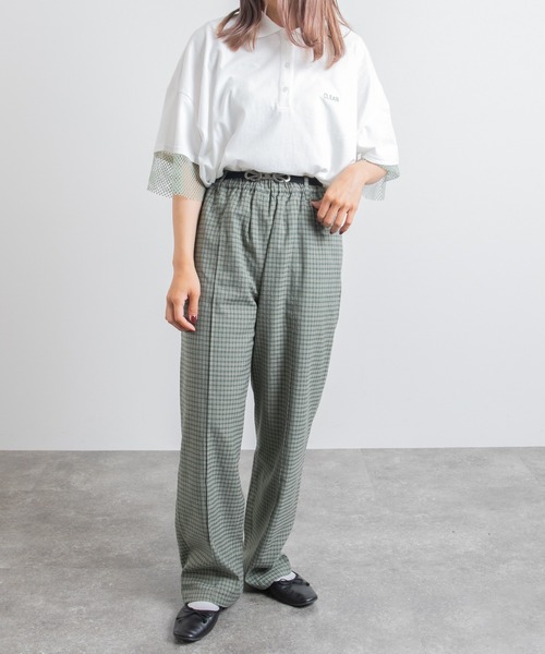 kutir（クティール）の「【セットアップ可能！】ピンタックイージーパンツ（スラックス・レディース・ブラック/レンガ/ブルーグリーン/ライトグリーン・MEDIUM/SMALL/LARGE）」の20枚目の写真