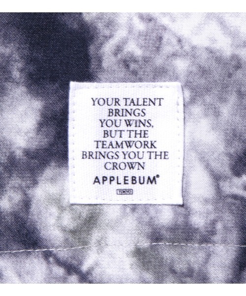 APPLEBUM(アップルバム)の「"Marble" Open Collar S/S Shirt(シャツ/ブラウス・メンズ・ネイビー・MEDIUM/X-LARGE/LARGE)」の3枚目の写真