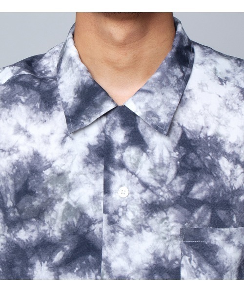 APPLEBUM(アップルバム)の「"Marble" Open Collar S/S Shirt(シャツ/ブラウス・メンズ・ネイビー・MEDIUM/X-LARGE/LARGE)」の9枚目の写真