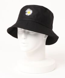 【OKUOKU　0909】デイジー刺繍　バゲットハット