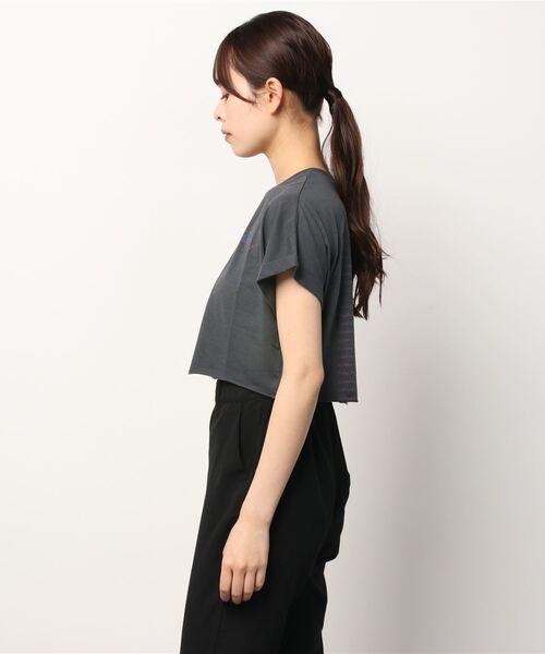 DuKKah（デュカ）の「Dukkah/【低身長向け】ヴィンテージライクショートT（Tシャツ/カットソー・レディース・スミクロ/オートミール・X-SMALL）」の22枚目の写真