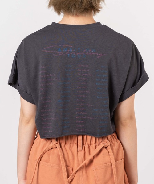 DuKKah（デュカ）の「Dukkah/【低身長向け】ヴィンテージライクショートT（Tシャツ/カットソー・レディース・スミクロ/オートミール・X-SMALL）」の10枚目の写真