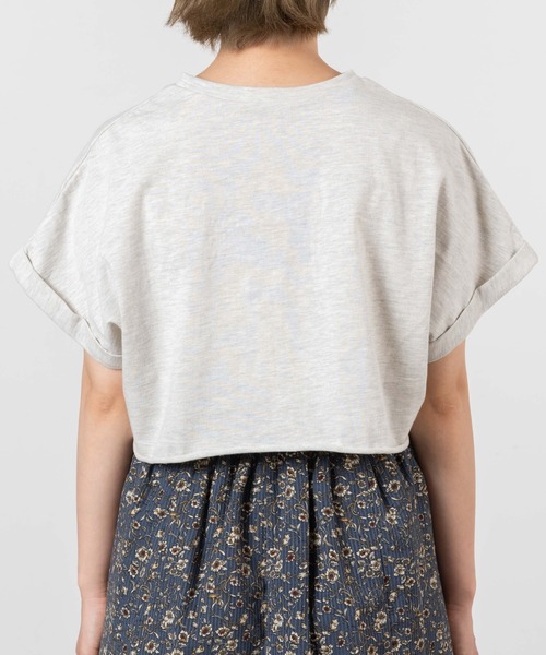 DuKKah（デュカ）の「Dukkah/【低身長向け】ヴィンテージライクショートT（Tシャツ/カットソー・レディース・スミクロ/オートミール・X-SMALL）」の13枚目の写真