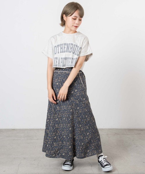 DuKKah（デュカ）の「Dukkah/【低身長向け】ヴィンテージライクショートT（Tシャツ/カットソー・レディース・スミクロ/オートミール・X-SMALL）」の6枚目の写真