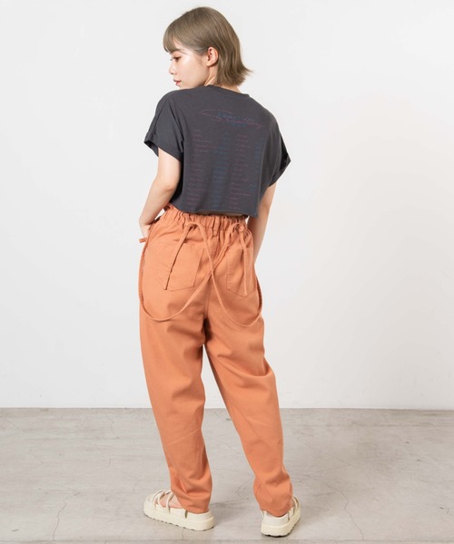 DuKKah（デュカ）の「Dukkah/【低身長向け】ヴィンテージライクショートT（Tシャツ/カットソー・レディース・スミクロ/オートミール・X-SMALL）」の5枚目の写真