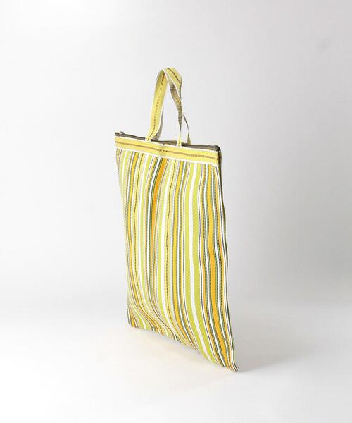 green label relaxing（グリーンレーベルリラクシング）の「[ 別注 ][ ムーディ ウッド ] MOODY WOOD シンプル ジップ トート バッグ（トートバッグ・レディース・ブラウン/ピンク/ケリー・FREE）」の9枚目の写真