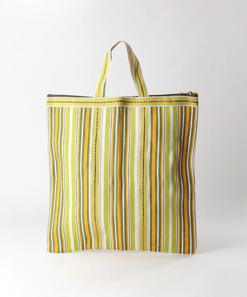 green label relaxing（グリーンレーベルリラクシング）の「[ 別注 ][ ムーディ ウッド ] MOODY WOOD シンプル ジップ トート バッグ（トートバッグ・レディース・ブラウン/ピンク/ケリー・FREE）」の6枚目の写真