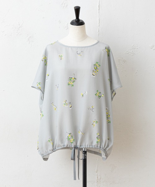 BEARDSLEY（ビアズリー）の「フルーツソーダプリントプルオーバー（シャツ/ブラウス・レディース・グレー/アイボリー・FREE）」の15枚目の写真