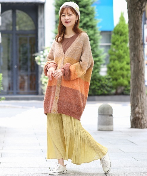 チチカカ（チチカカ）の「ケーブル編みニットキャップ（ニットキャップ/ビーニー・レディース・ブラック/オフホワイト/ピンク/ブルー/グリーン/キャメル・FREE）」の7枚目の写真